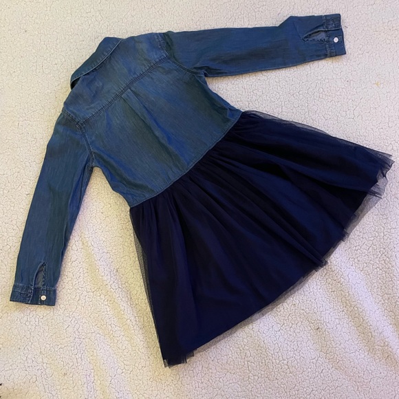 Carter’s 6/6X Denim Button-up and tulle dress. Excellent condition. - Picture 6 of 12